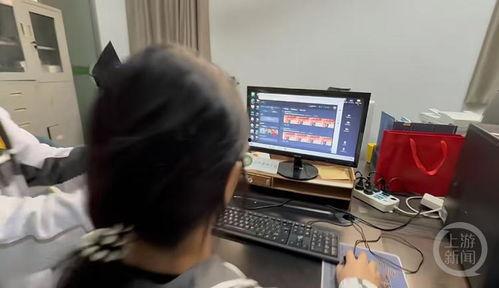 和老师在办公室做视频,和老师共度视频时光